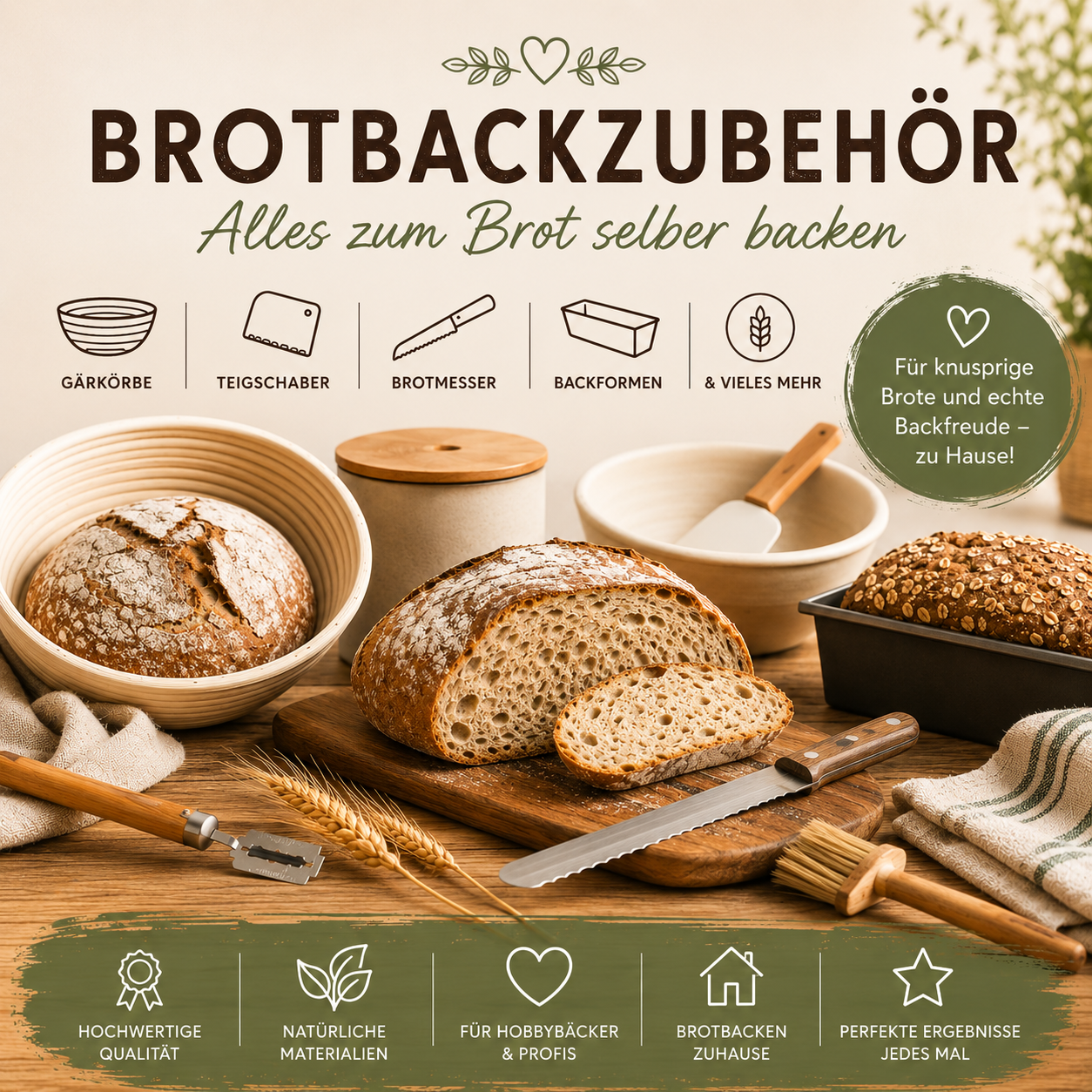 Brotbackzubehör kaufen – Alles zum Brot selber backen | Traumstyle Deco