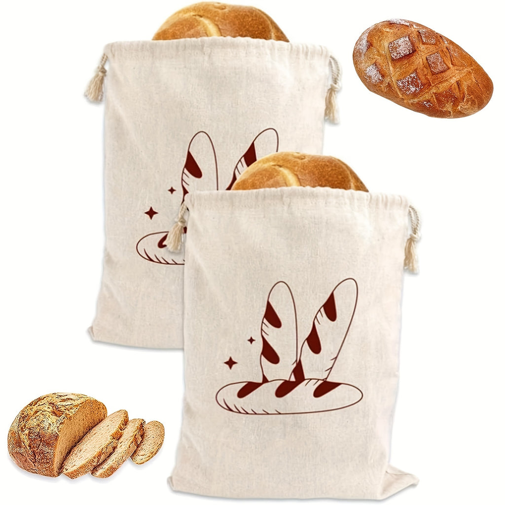 Brotbeutel aus Baumwolle | Nachhaltige Brotaufbewahrung | TraumStyle Deco