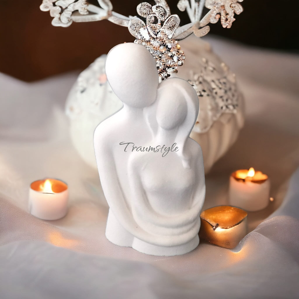 Silikon Gießform, Liebespaar, Valentinstag, Hochzeit, Verlobung, Raysin, Keraflott