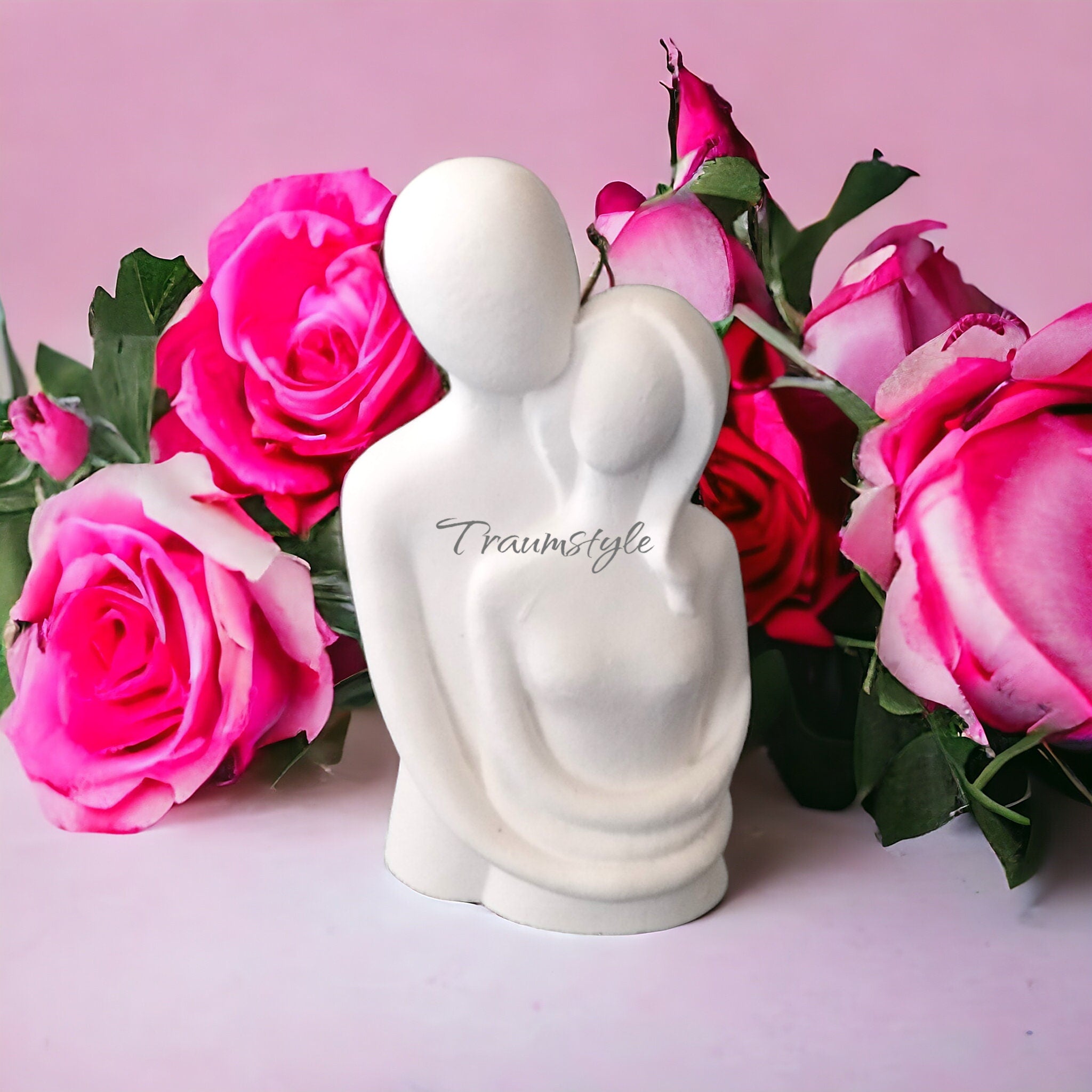 Silikon Gießform, Liebespaar, Valentinstag, Hochzeit, Verlobung, Raysin, Keraflott