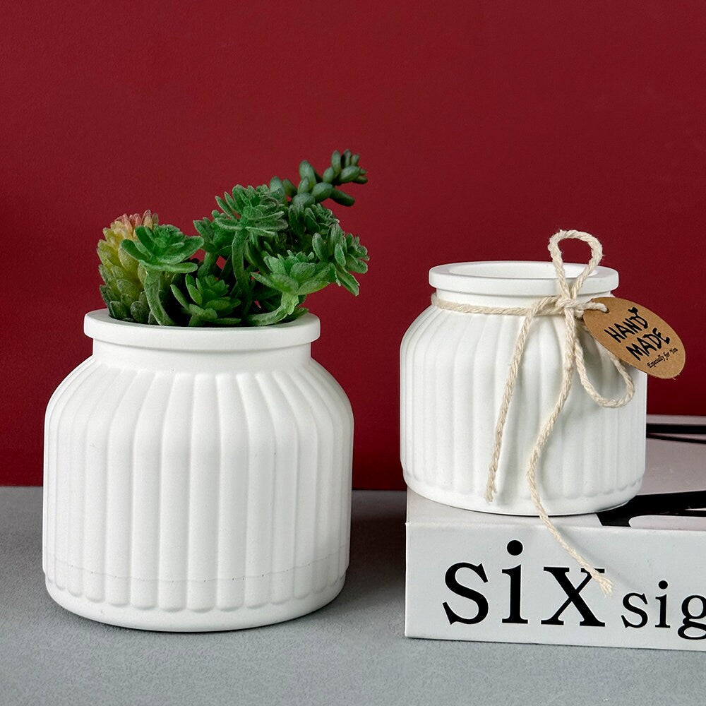 Gießform, Runde Streifen Vase, Silikon Form, DIY, Herstellung Raysin, Epoxidharz, Wohnkultur