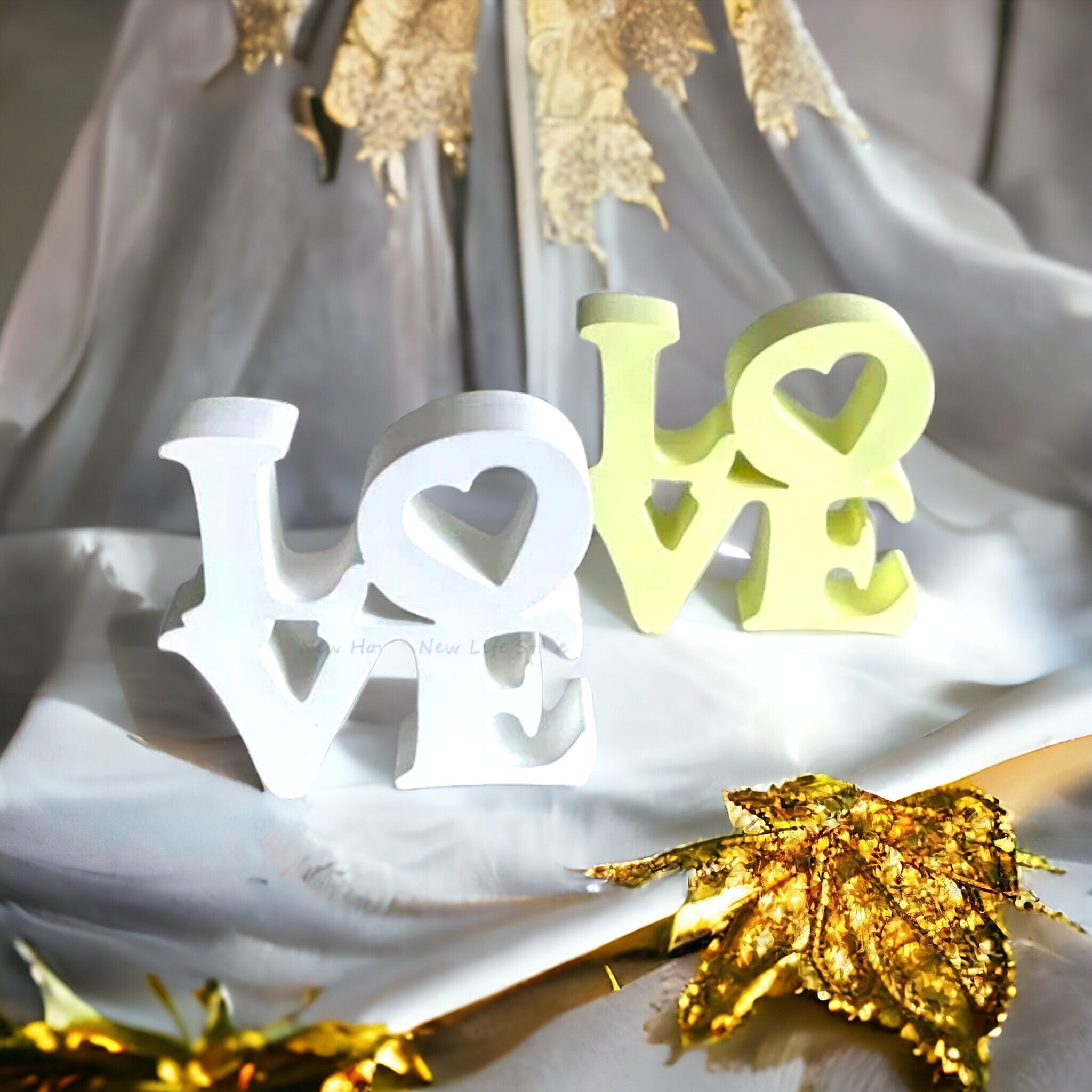 Gießform, Silikongießform, Love, Hochzeit, Muttertag, Dekoration, Silikonform,