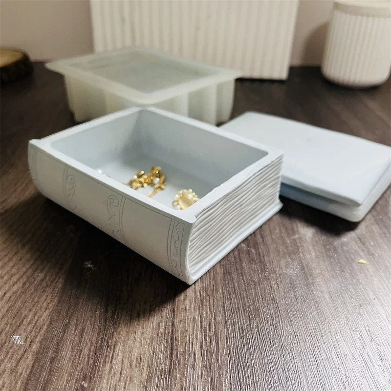 Gießform, Silikongießform, Buch, Dose, Blumentopf, Garten, Dekoration, Silikonform,