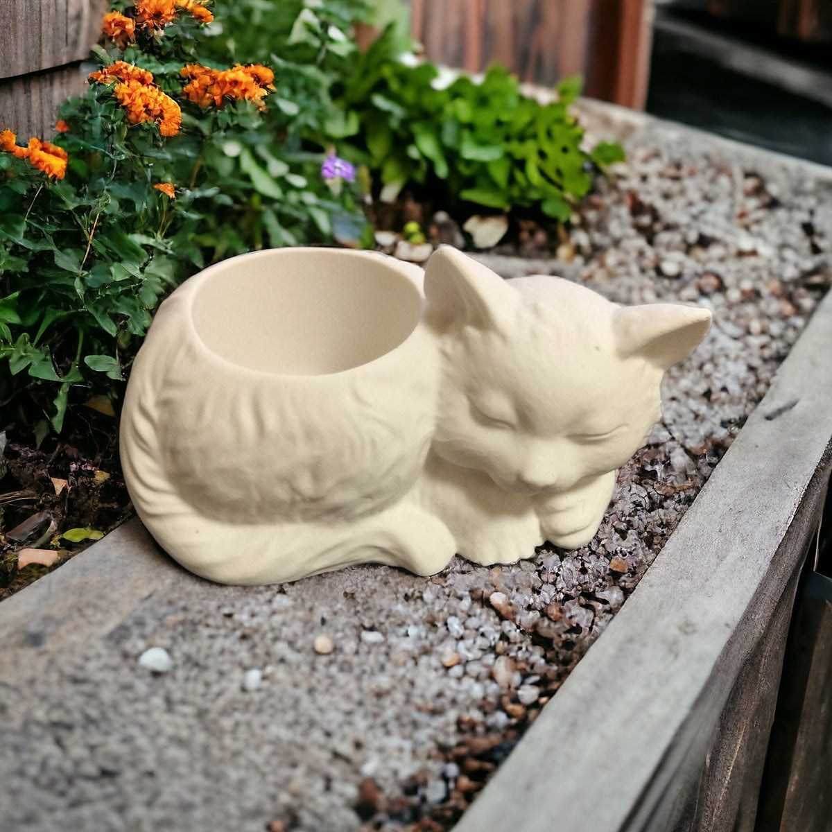 Gießform, Cat Plant, Blumentopf, Katze, Keraflott, Herstellung, Raysin, Epoxidharz, Wohnkultur