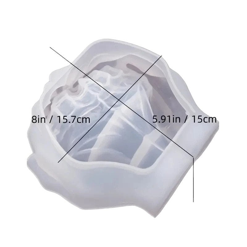 Gießform, Silikon Form, Hände, Pflanzgefäß, Blumentopf, Keraflott, Raysin