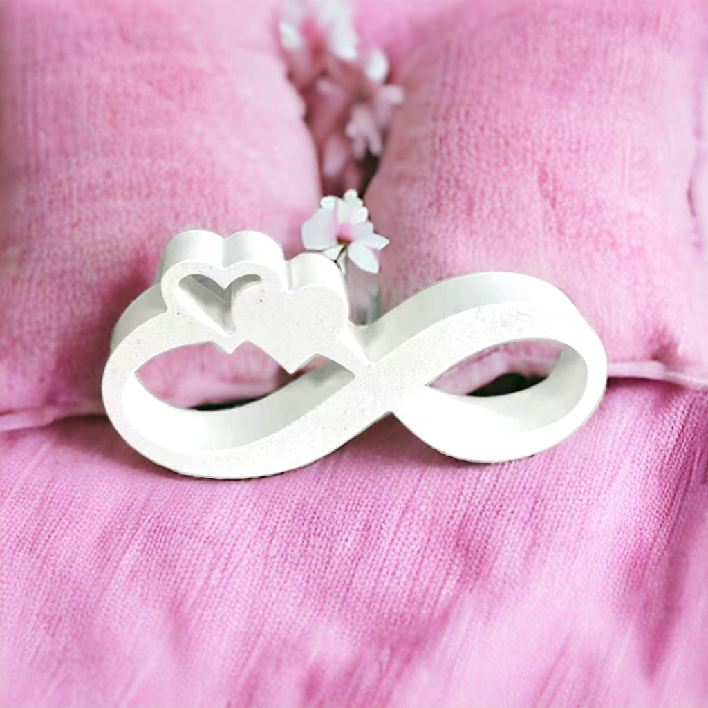Gießform, Silikongießform, endless Love, 2 Herzen, Hochzeit, Muttertag, Dekoration, Silikonform,