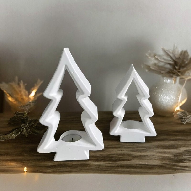 Silikonform, Weihnachtsbaum, Teelichthalter, Adventszeit, Weihnachtsdekoration, Gießform, Gemütlich, Weihnachten