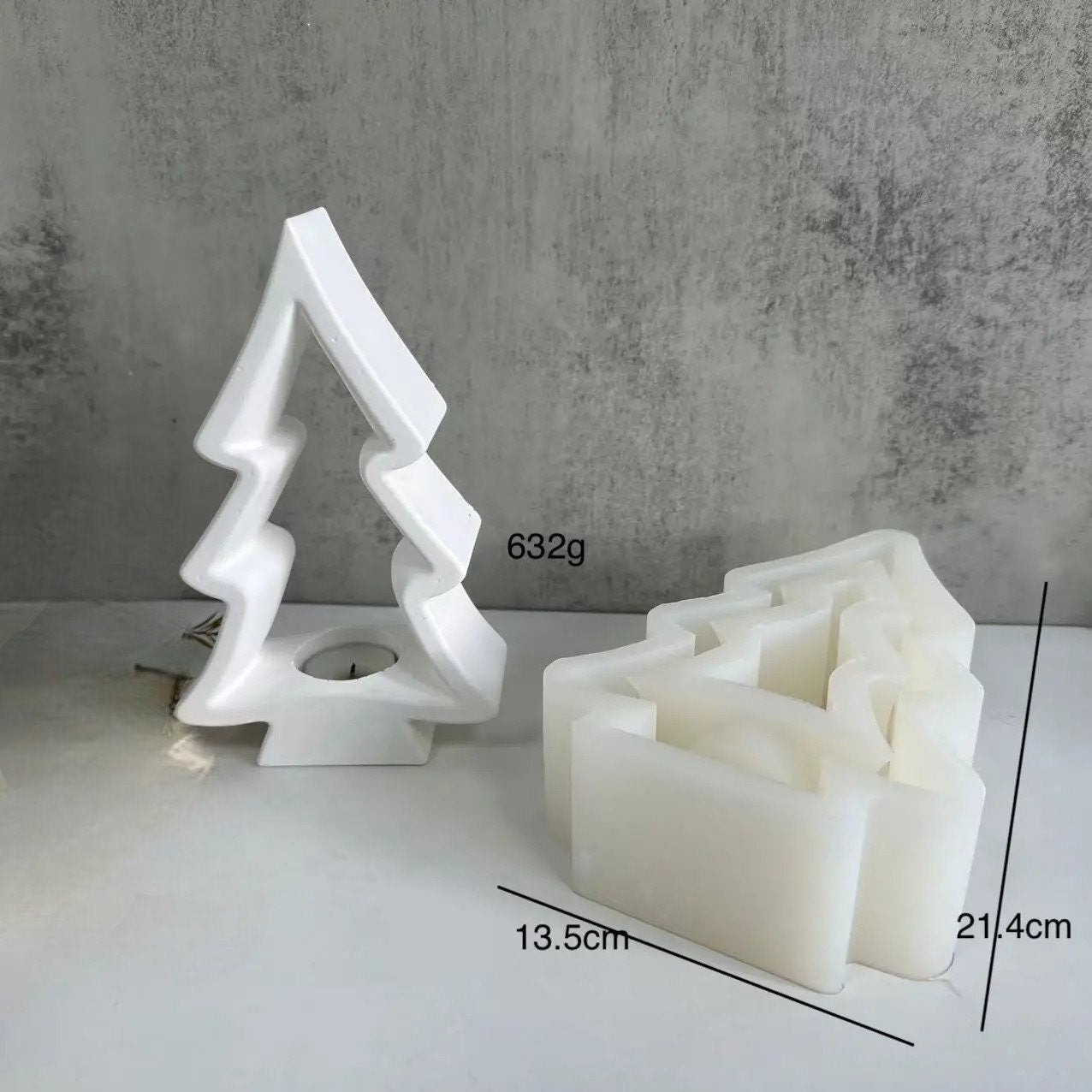 Silikonform, Weihnachtsbaum, Teelichthalter, Adventszeit, Weihnachtsdekoration, Gießform, Gemütlich, Weihnachten