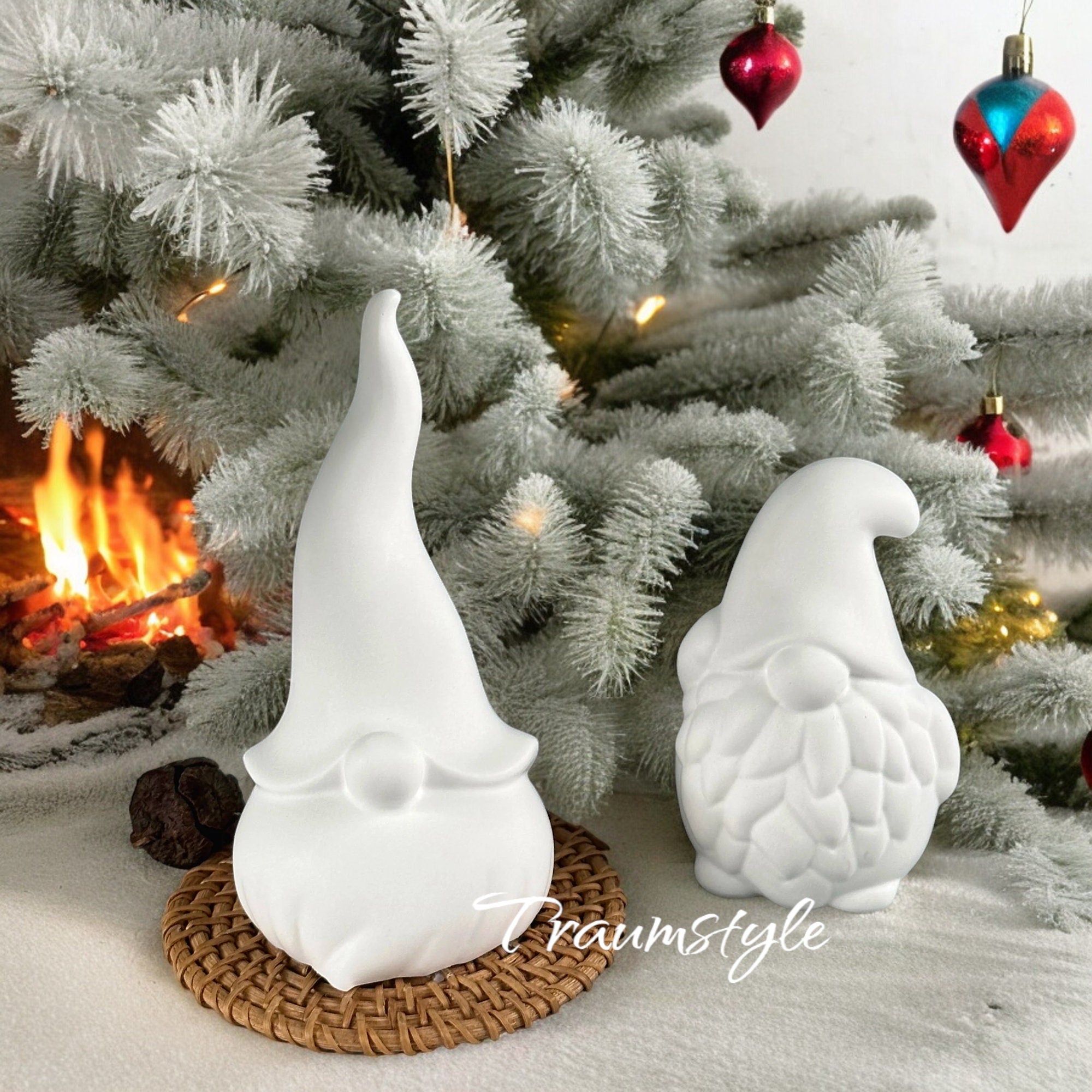 Silikon Gießform Wichtel / Weihnachten