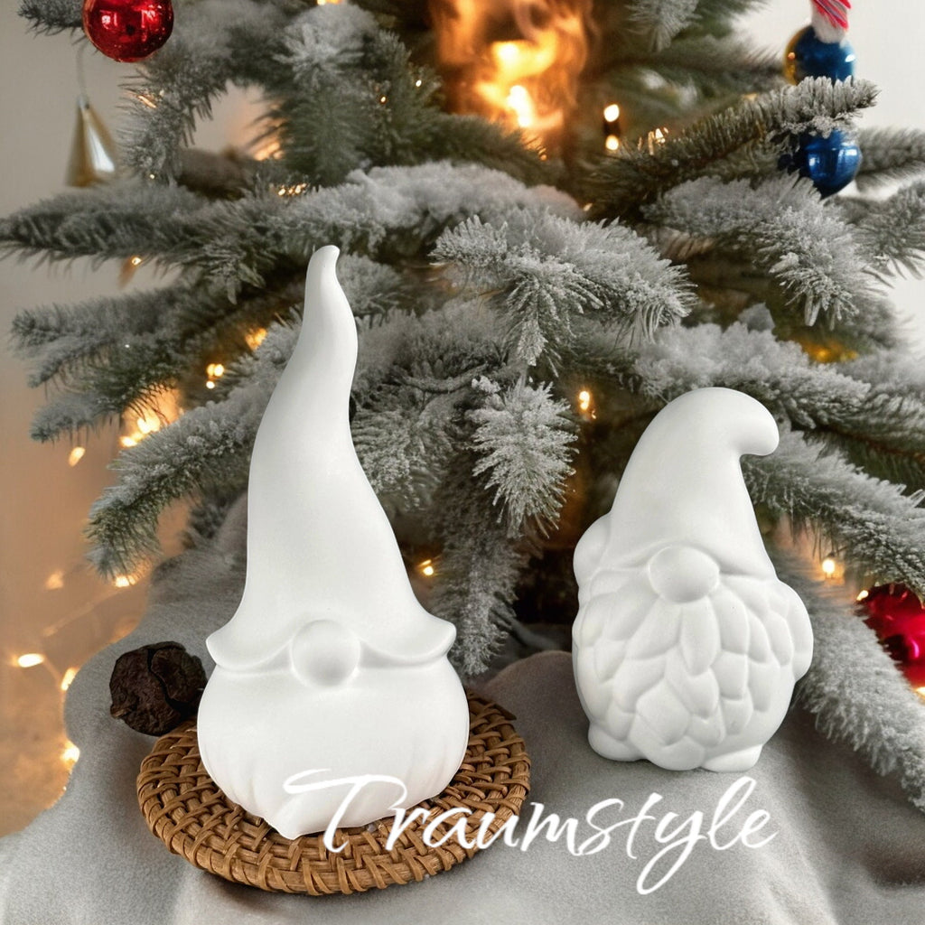 Silikon Gießform Wichtel Zwerg | Gießform Weihnachten Raysin Keraflott | Silikonform Deko Figur | DIY Basteln, Geschenkidee