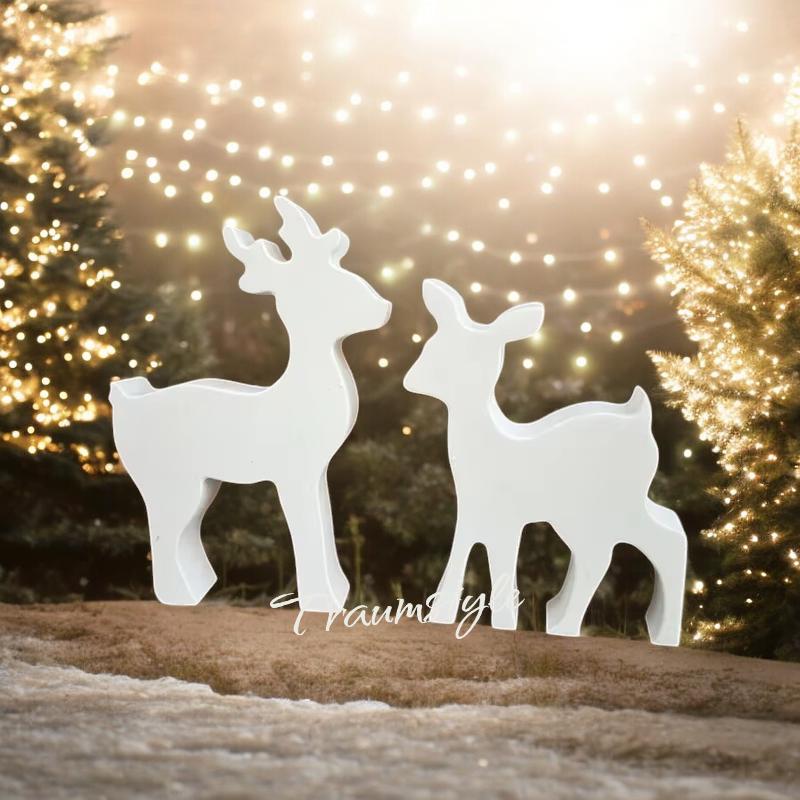 Silikonform, Gießform, Rehe, Romantisch, Gemütlich, Weihnachten