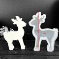 Silikonform, Gießform, Rehe, Romantisch, Gemütlich, Weihnachten