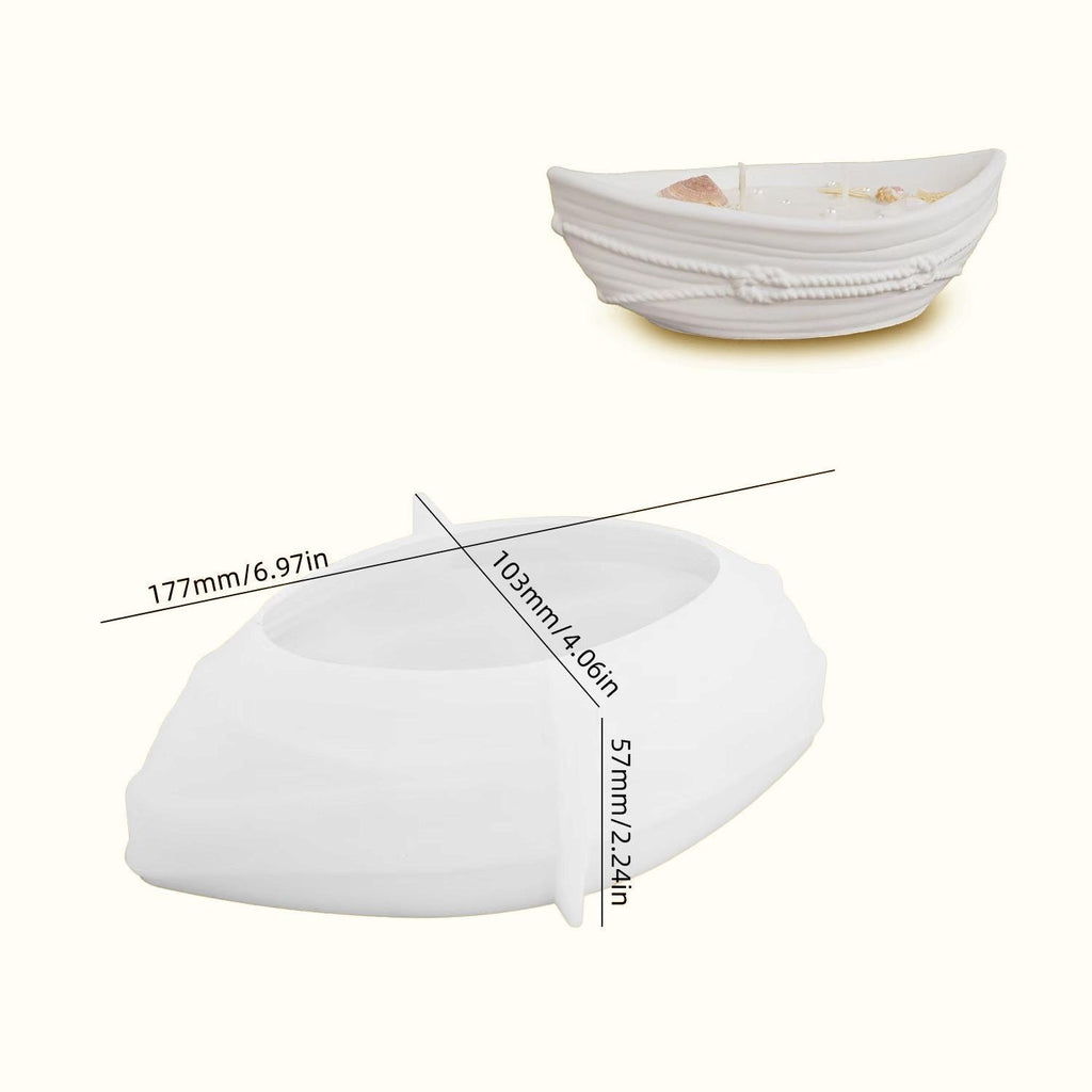 Gießform, Silikon Form, Fischerboot, Schale, Pflanzgefäß, Blumentopf, Keraflott, Raysin