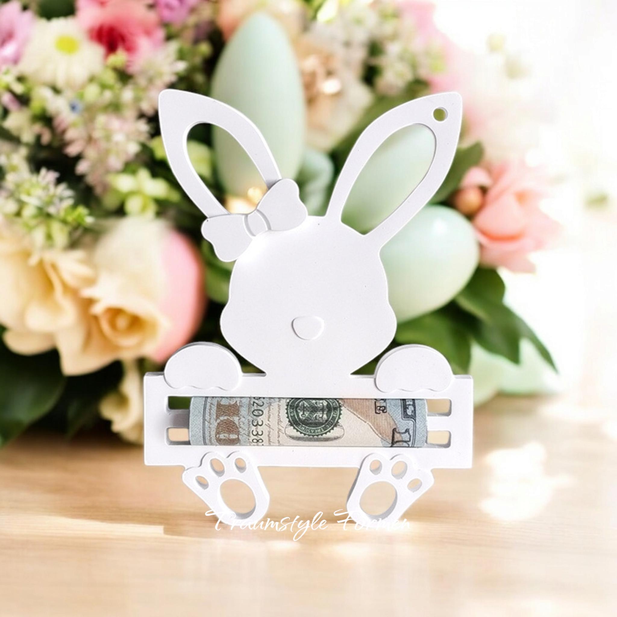Silikongießform, Gießform, Osterhase, Geld Geschenk, Geburtstag