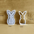 Gießform, Silikon Gießform, Hase, Osterhase, Osterleuchte, 2 Größen