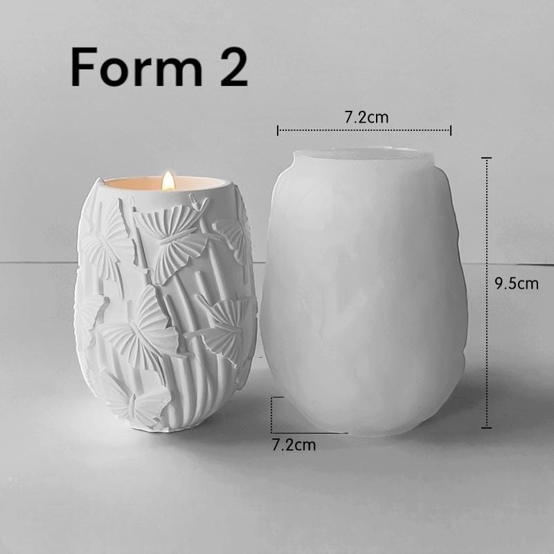 Silikongießform, Silikonform, Gießform, Kerzenform, Herstellung, Keraflott, Raysin, Gießbeton, Wohnkultur
