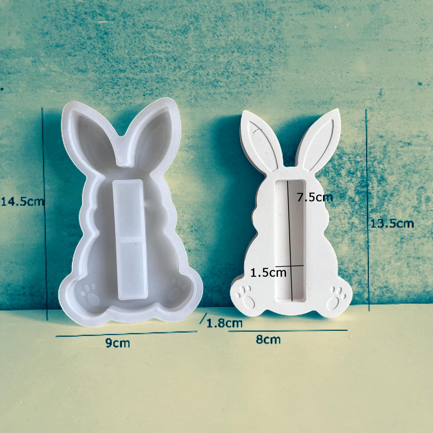 Silikongießform, Gießform, Giessform Silikon, Osterhase mit Schokolade, Frohe Ostern, Geschenkverpackung