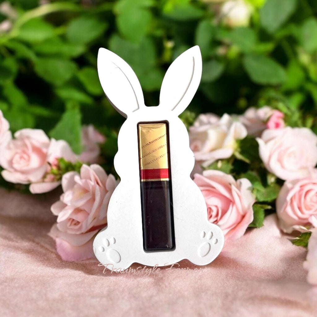 Silikongießform, Gießform, Giessform Silikon, Osterhase mit Schokolade, Frohe Ostern, Geschenkverpackung