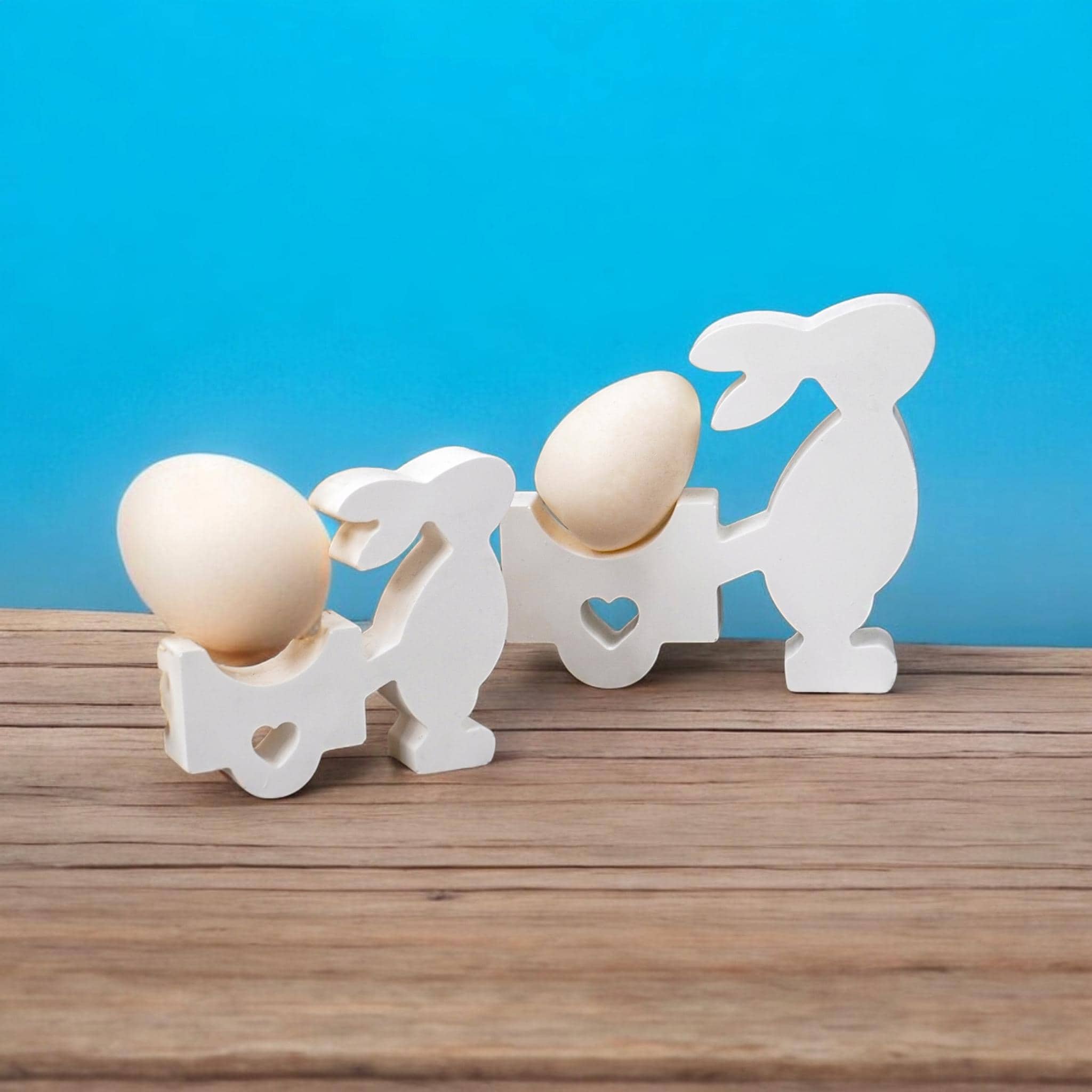 Silikongießform, Gießform, Giessform Silikon, Osterhase Eierhalter, Ü EIER, Frohe Ostern, Geschenkverpackung
