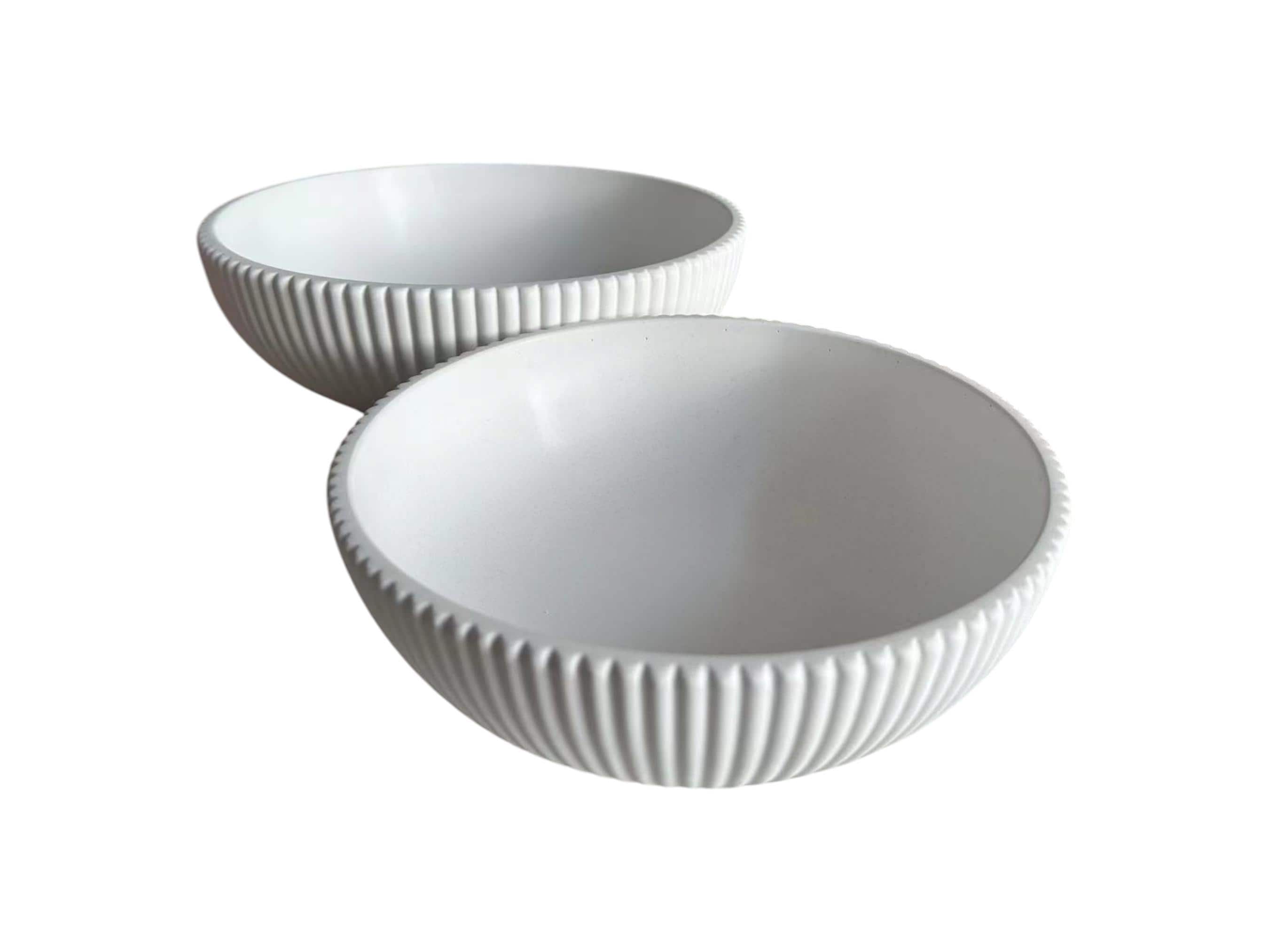 Silikon Gießform, Gießform, Schale gestreift, 2 Größen, Raysin, Keraflott