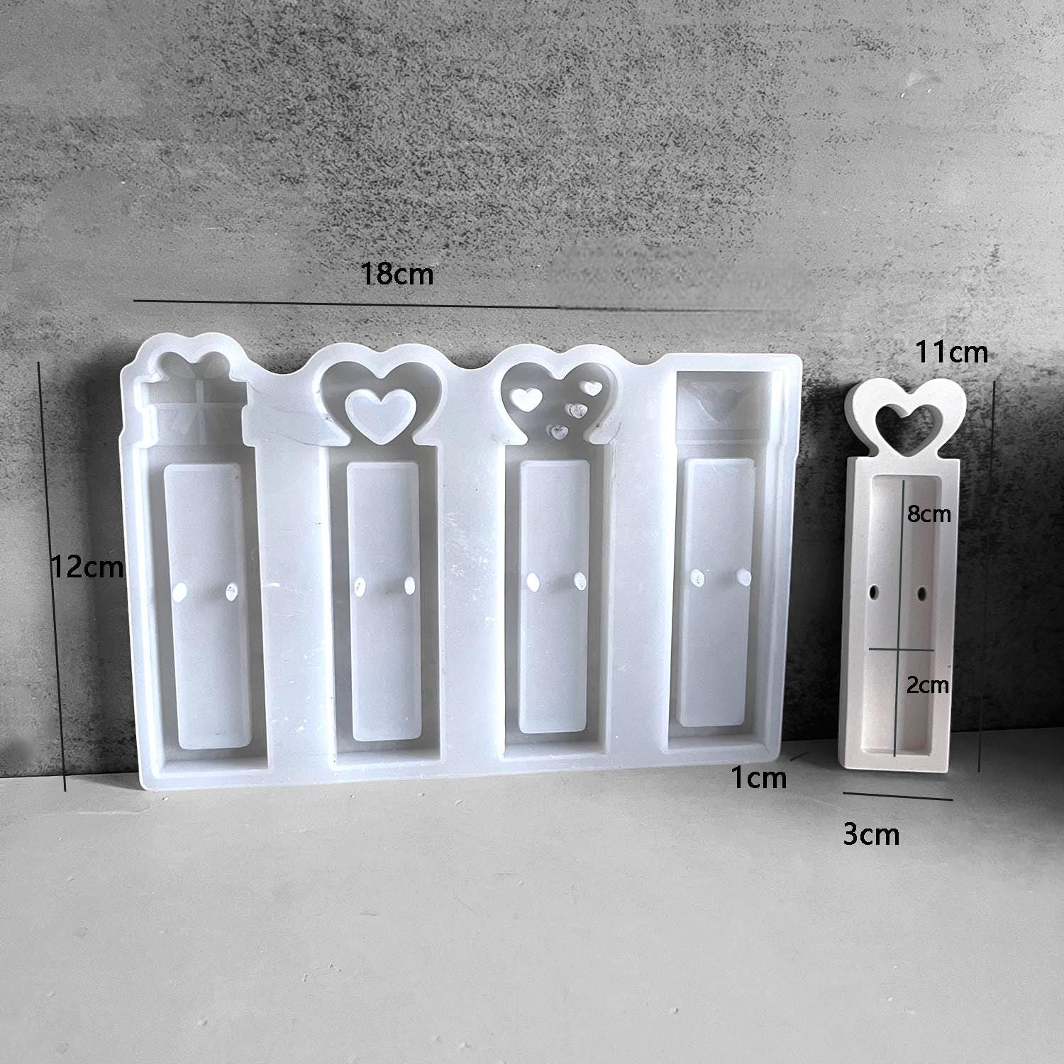 Silikonform, Silikongießform, Gießform, Giessform Silikon, 4 Schokoladehalter, Geldscheinverpackung, Geschenkverpackung