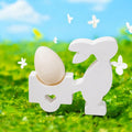 Silikongießform, Gießform, Giessform Silikon, Osterhase Eierhalter, Ü EIER, Frohe Ostern, Geschenkverpackung