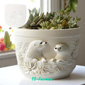 Gießform, Silikon Form, Otter Blumentopf, Pflanzgefäß