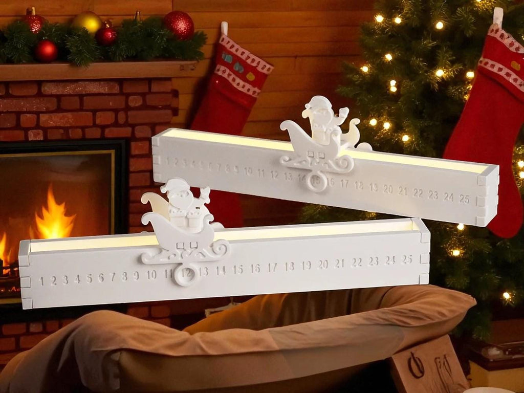 Silikonform, Gießform, Adventkalender, ewiger Kalender, Weihnachten