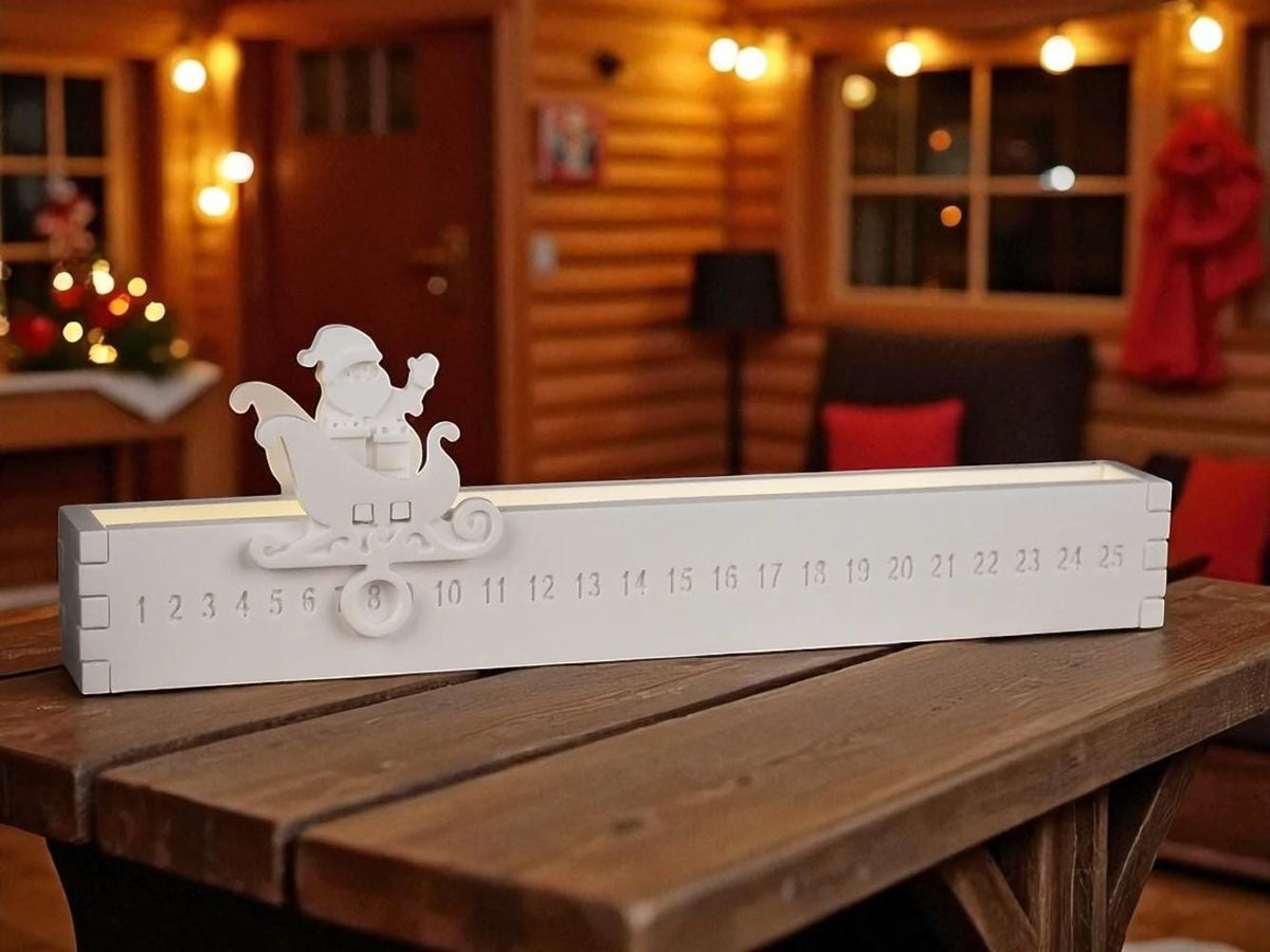 Silikonform, Gießform, Adventkalender, ewiger Kalender, Weihnachten