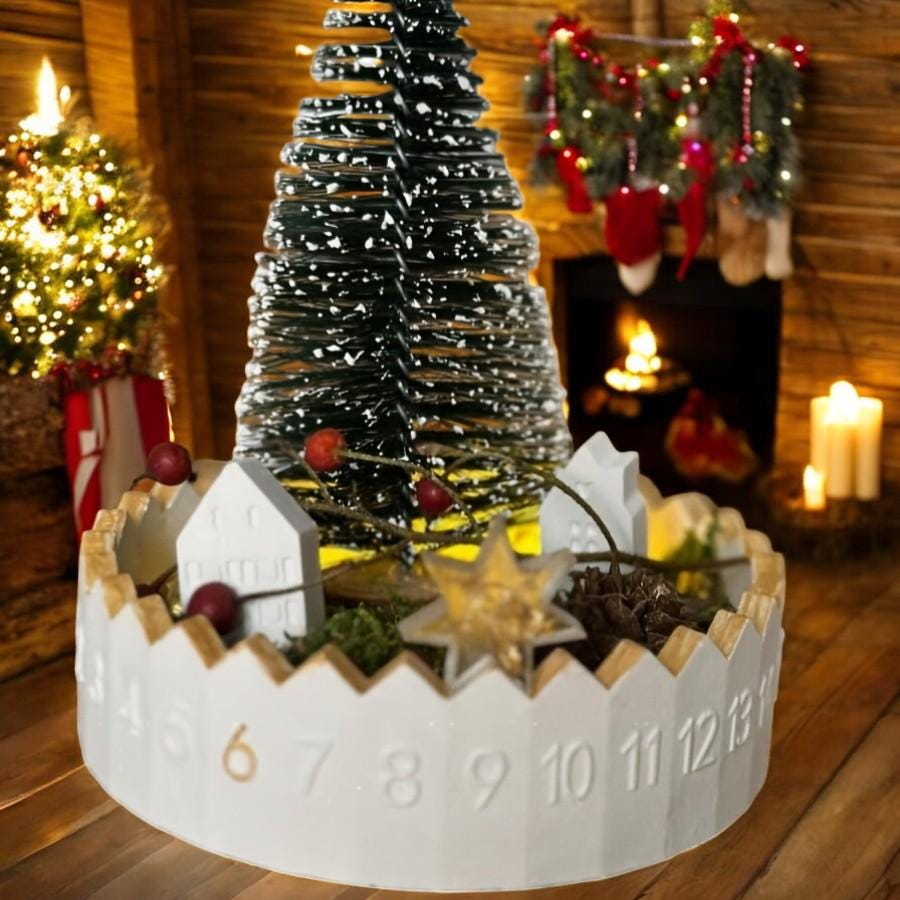 Silikonform, Gießform, Gemütlich, Adventkalender, Zahlen 1 -31, ewiger Kalender, Weihnachten,