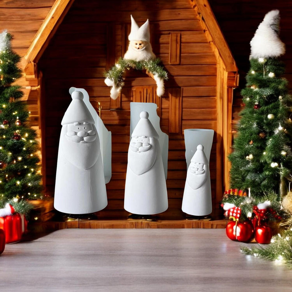 Weihnachtsmann, Weihnachten, Nikolaus, Silikon Gießform, Silikonform, Gießform Silikon