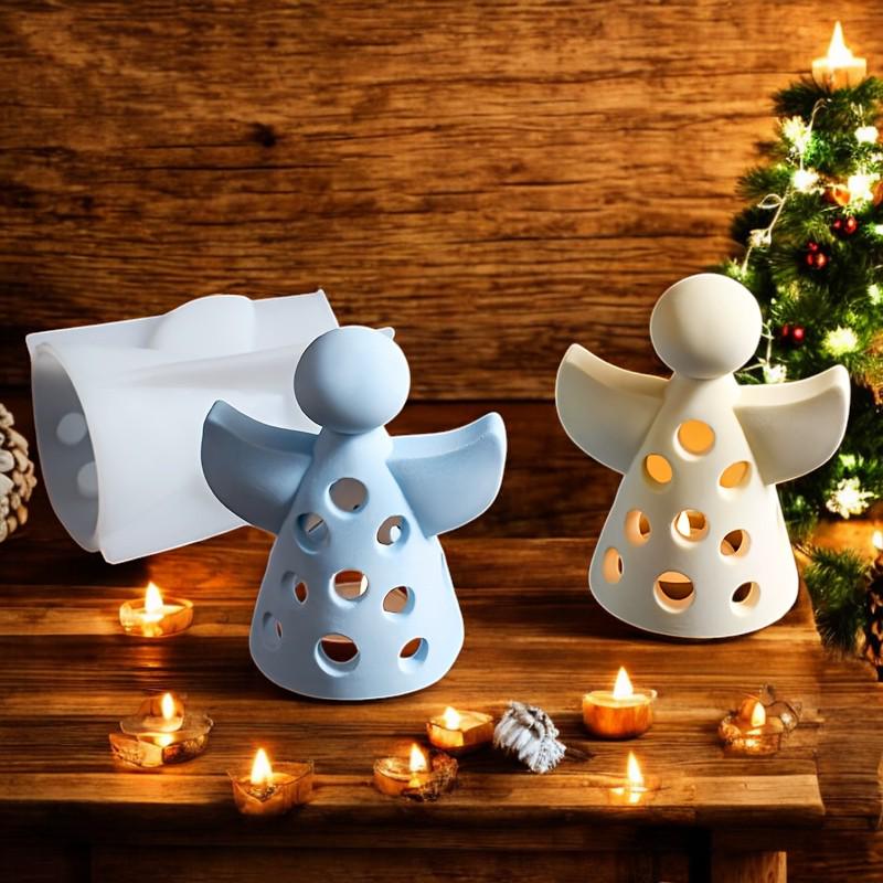 Engel, Licht, Weihnachten, Silikon Gießform, Silikonform, Gießform Silikon,für LED Ballonlichter, Teelicht