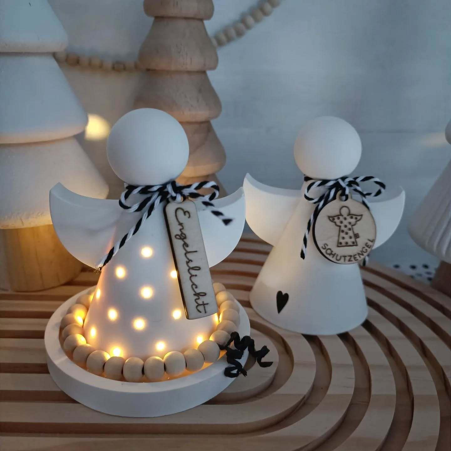 Engel, Licht, Weihnachten, Silikon Gießform, Silikonform, Gießform Silikon,für LED Ballonlichter, Teelicht