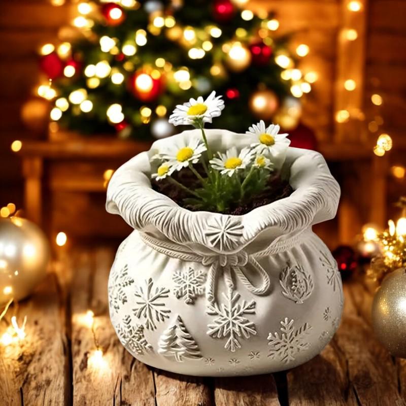 Gießform, Silikon Form, Weihnacht, Pflanzgefäß, Blumentopf