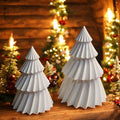 Silikonform, Weihnachtsbaum, Adventszeit, 2 Formen Set, Weihnachtsdekoration, Gießform, Gemütlich, Weihnachten