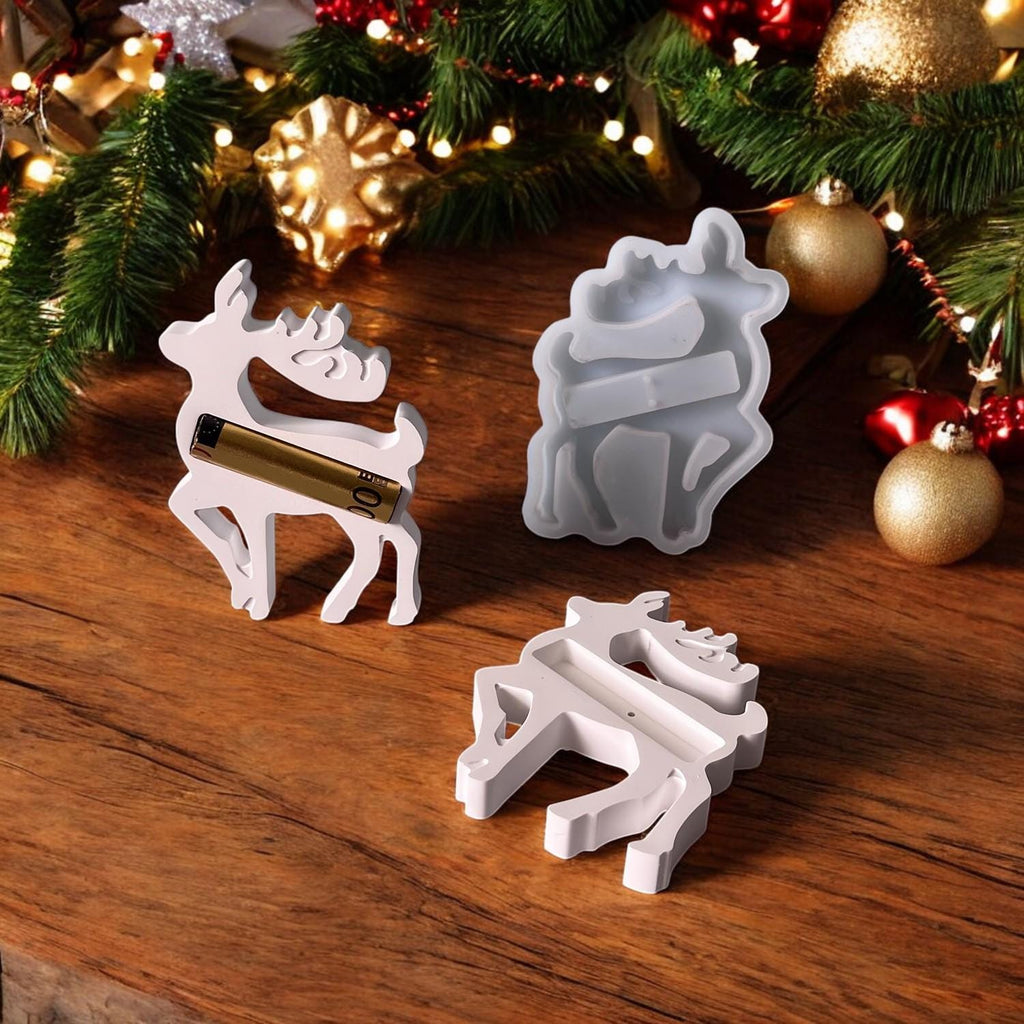 Silikonform, Silikongießform, Gießform, Giessform Silikon, Elch, Schokoladenhalter, Geschenkverpackung