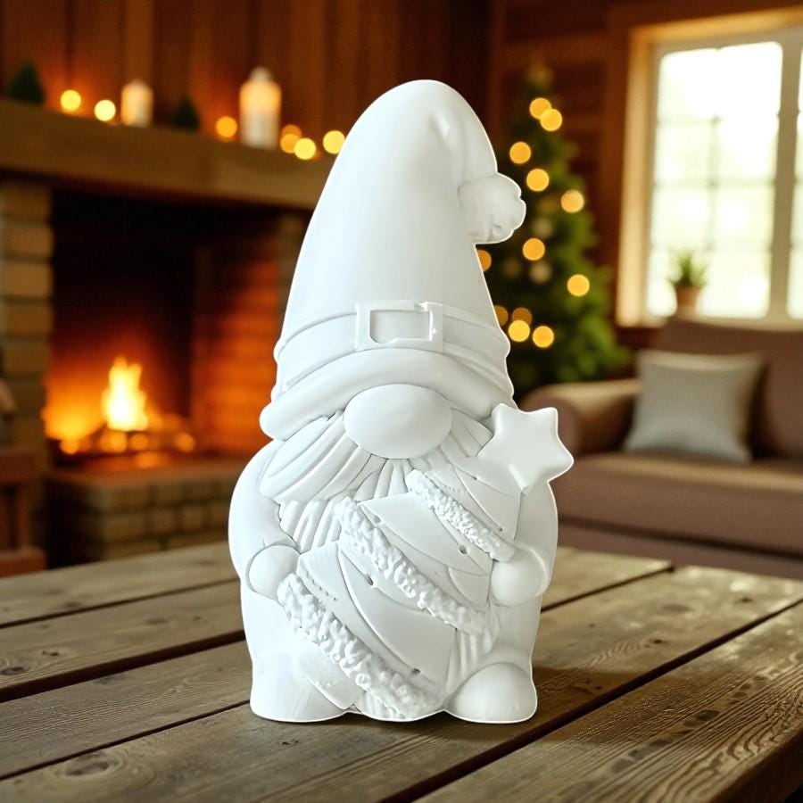 Silikon Gießform Wichtel Zwerg | Gießform Weihnachten Raysin Keraflott | Silikonform Deko Figur | DIY Basteln, Geschenkidee