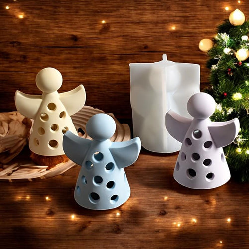Engel, Licht, Weihnachten, Silikon Gießform, Silikonform, Gießform Silikon,für LED Ballonlichter, Teelicht