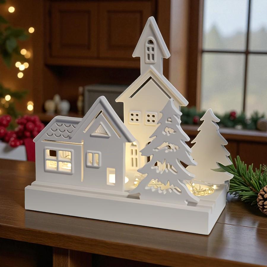 Silikonform Weihnachtslandschaft