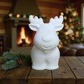 Weihnacht Elch 3 D, Weihnachten, Silikon Gießform, Silikonform, Raysin, Keraflott
