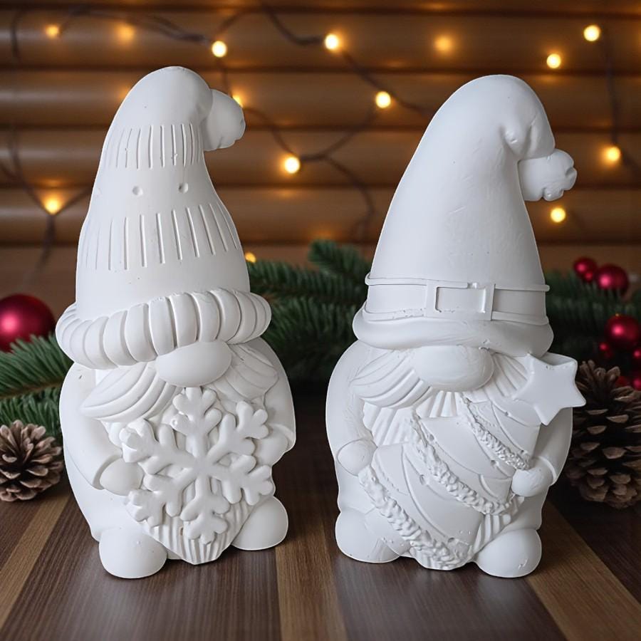 Silikon Gießform Wichtel Zwerg | Gießform Weihnachten Raysin Keraflott | Silikonform Deko Figur | DIY Basteln, Geschenkidee