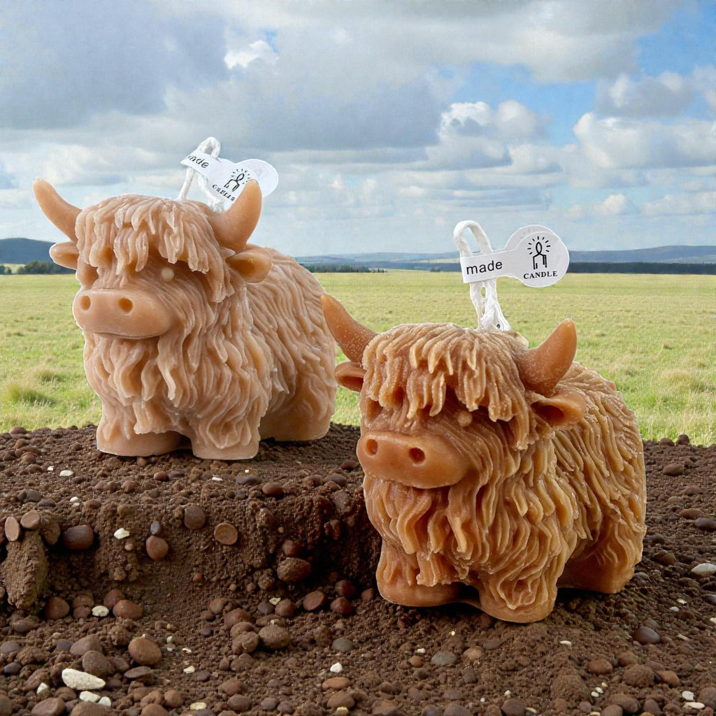 Silikon Kerzenform Highland Kuh 3D – Hochlandrind Kerzengießform für Sojawachs, Bienenwachs & Paraffin – DIY Kerzen selber machen