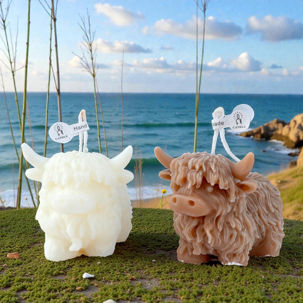 Silikon Kerzenform Highland Kuh 3D – Hochlandrind Kerzengießform für Sojawachs, Bienenwachs & Paraffin – DIY Kerzen selber machen