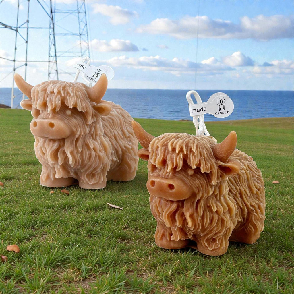 Silikon Kerzenform Highland Kuh 3D – Hochlandrind Kerzengießform für Sojawachs, Bienenwachs & Paraffin – DIY Kerzen selber machen