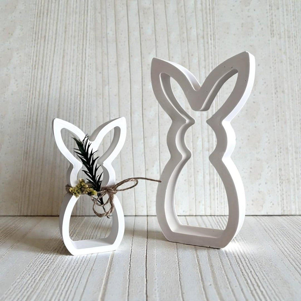 Gießform, Silikon Gießform, Hase, Osterhase, Osterleuchte, 2 Größen