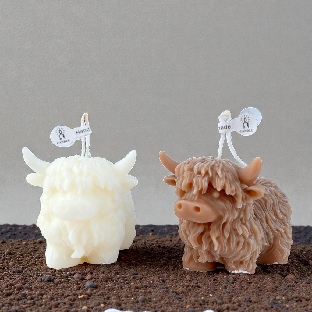 Silikon Kerzenform Highland Kuh 3D – Hochlandrind Kerzengießform für Sojawachs, Bienenwachs & Paraffin – DIY Kerzen selber machen
