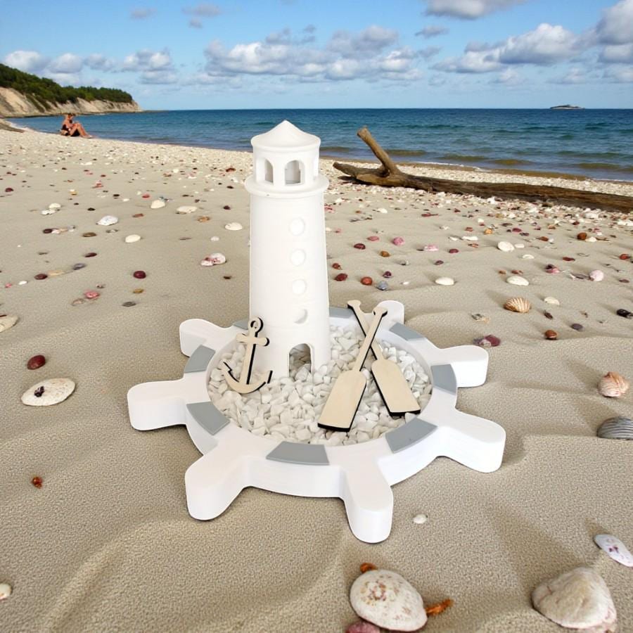 Silikonform Steuerrad Tablett maritim – Gießform für Raysin & Keraflott, Beton – Deko Teller/Schmuckschale Ø 21,5 cm