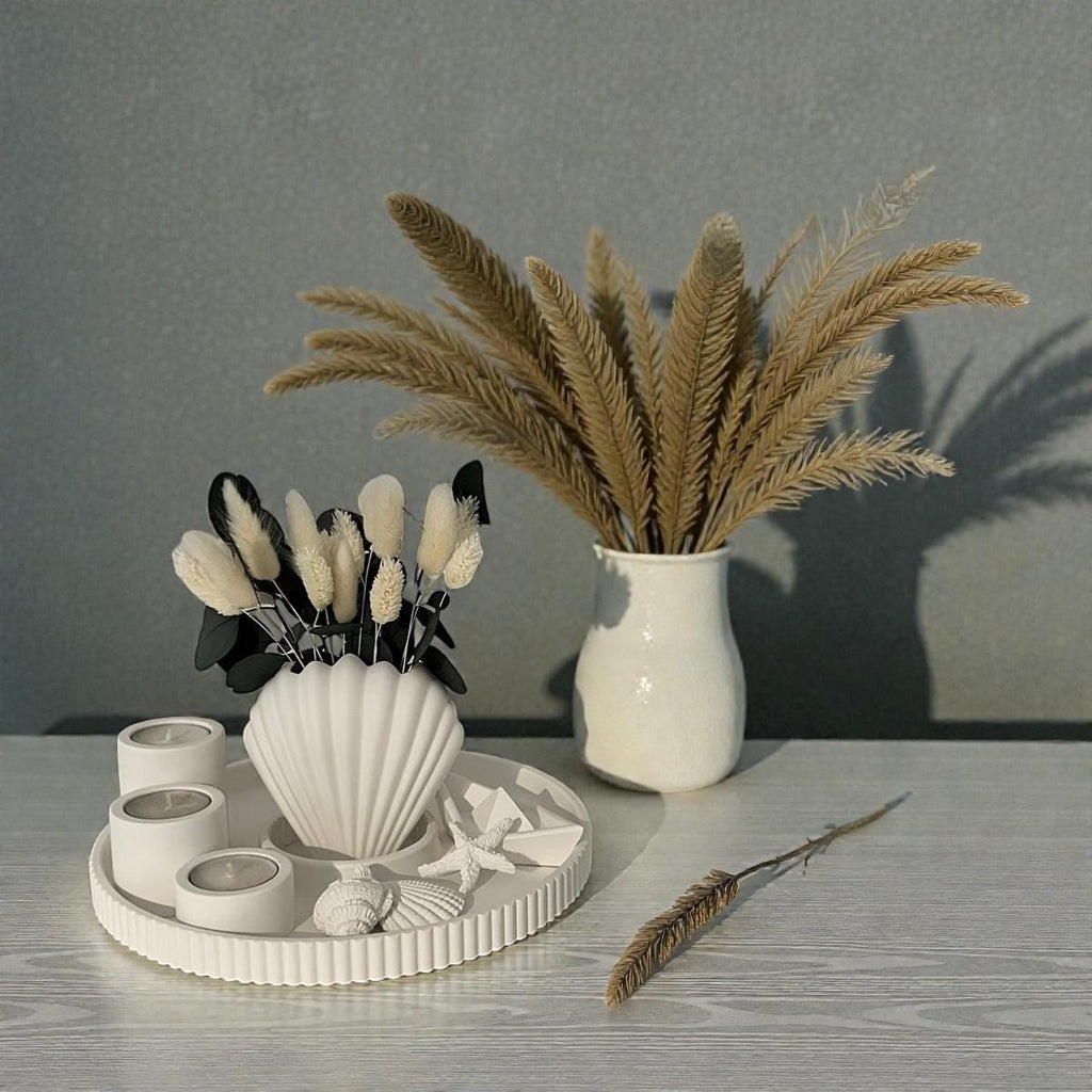 Silikonform Maritim Set – Muschel Vase, Tablett, Teelichthalter & Deko – Gießform für Raysin/Keraflott/Beton