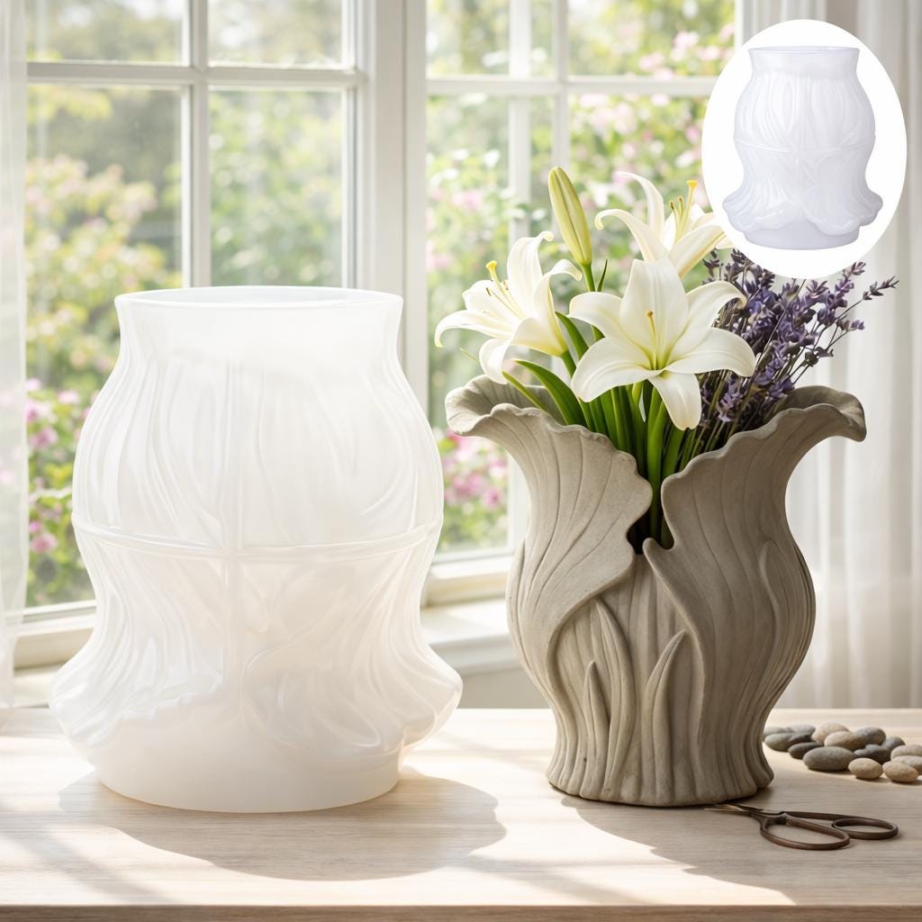 Kleine Blumenvase Modern | Vase für Trockenblumen | Minimalistische Vase | Boho Wohnzimmer Deko | Geschenk Idee | Dekovase