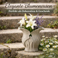 Kleine Blumenvase Modern | Vase für Trockenblumen | Minimalistische Vase | Boho Wohnzimmer Deko | Geschenk Idee | Dekovase